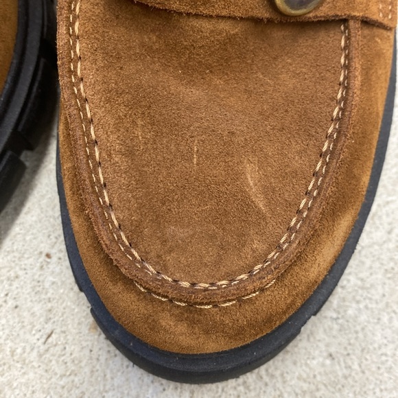 Suede healed loafers - Picture 4 of 8